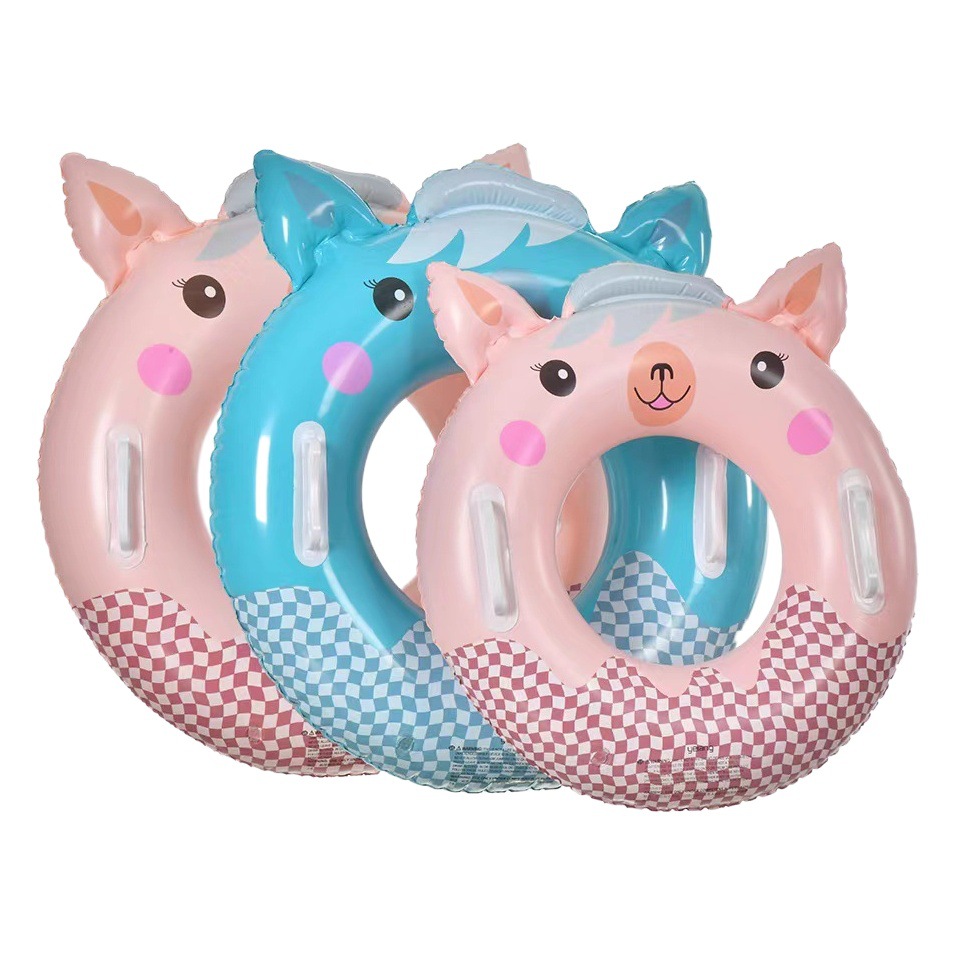 Deportes al aire libre ABC anillo de natación anillo de flotabilidad para adultos concha manga inflable gruesa anillo de natación para niños al por mayor