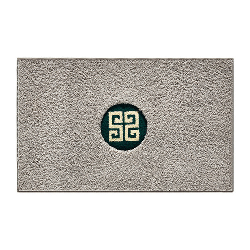 New Chinese style cake velvet bathroom thickened floor mat bathroom bedroom shower door non-slip foot mat absorbent mat