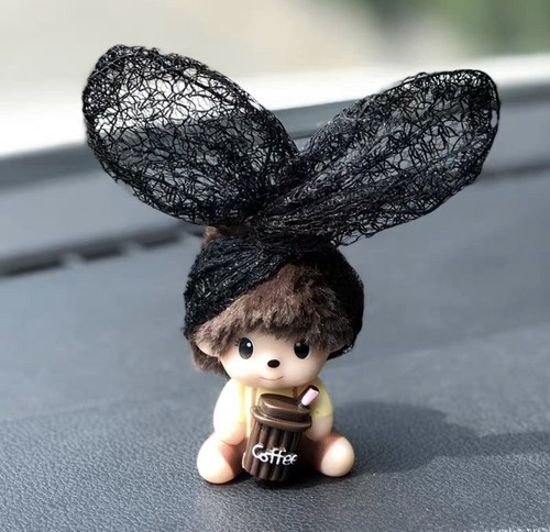 Single Monchchi doll car ornaments creative cute bobblehead doll car interior accessories cartoon car accessories for women