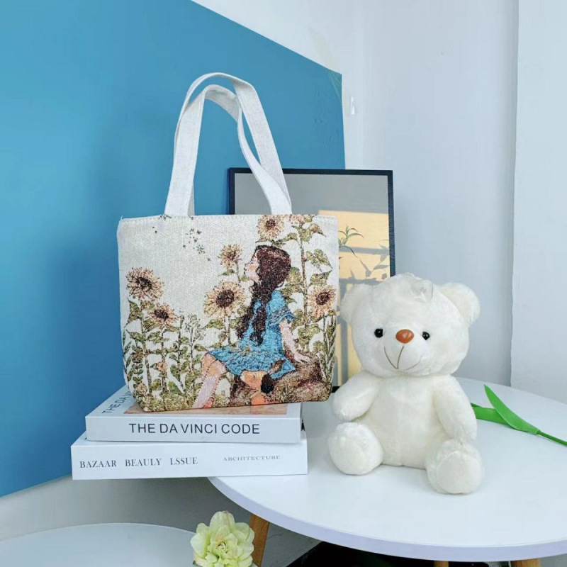 E 스타일 양면 자수-뷰티