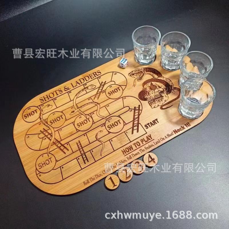 Cross-border new Shots & Ladders Drinking Game shooting ladder Game disk Cross-border new Shots & Ladders Drinking Game shooting ladder Game disk