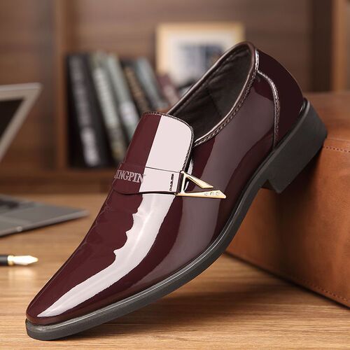 [100% all cowhide] men's leather shoes, business formal dress men's leather shoes, casual soft sole, breathable work overshoes