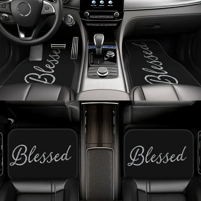 Avtomobil döşəmə paspasları | Crystal Velvet Car Floor Mats, Stain-Resistant