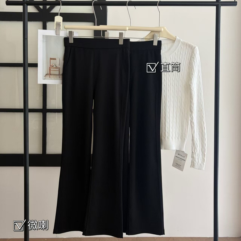 083001 Slightly flared pants/straight pants 083001 Slightly flared pants/straight pants