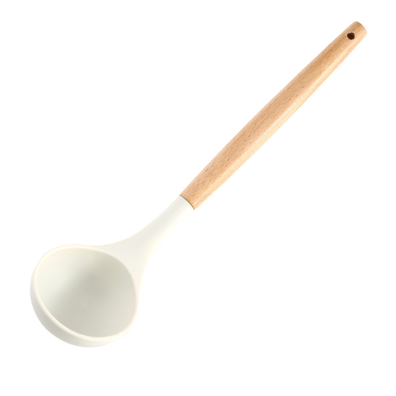 GJ-9 나무 손잡이 국자 미색