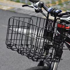 自転車のかごの車のかごの折り畳みの車のかごの前車の青いプラスの太いマウンテンバイクのかごの後ろの通用型