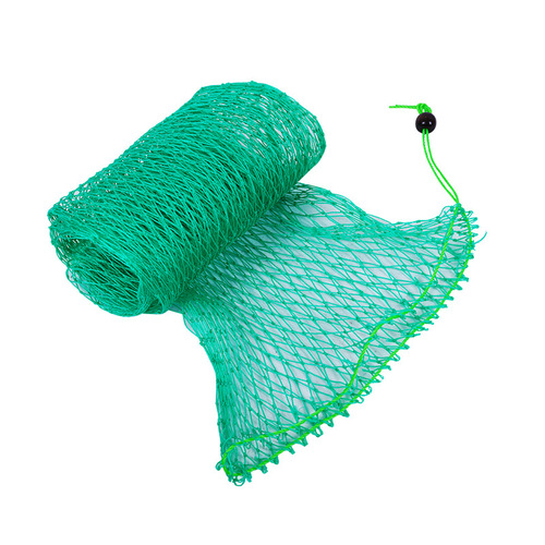 18-strand simple flat-bottomed drawstring fish trap, thickened line, large-eye new material glue silk net bag, large-eye ground-insert fish trap