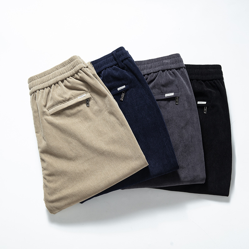 2023 primavera y otoño cómodos pantalones casuales de los hombres sueltos más tamaño PANA estiramiento pantalones de los hombres de una sola pieza entrega