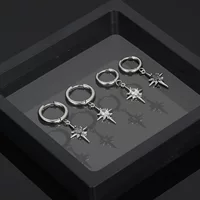 Brand earrings stainless steel
