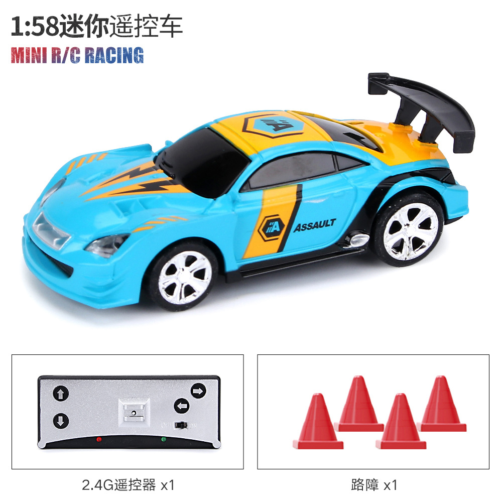 Yi La enlatada mini coche de control remoto Coca Cola puede coche de carreras de deriva de alta velocidad 1:58 coche de juguete para niños 2010B