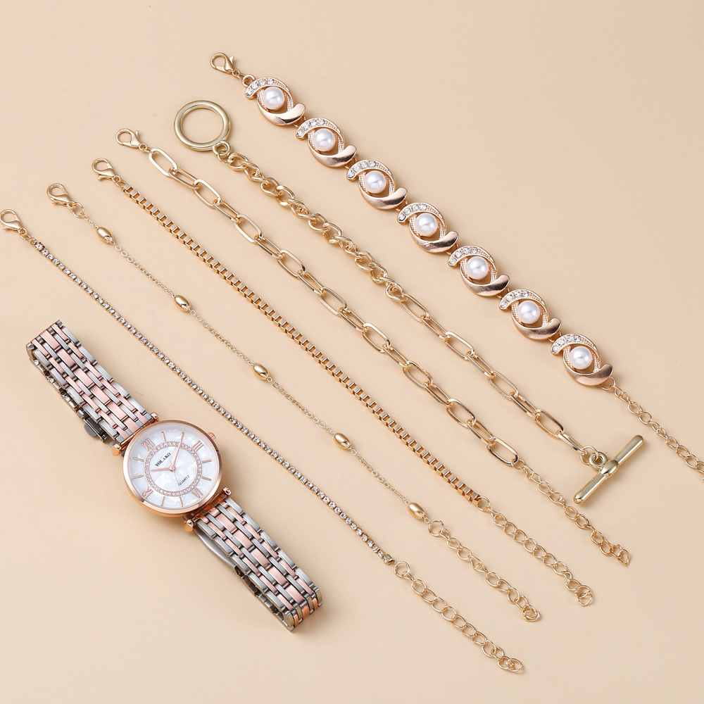 70g Weight Quartz Glass Mirror Material Pu, Stainless Steel Strap Material Watch Classification Pointer Display Type Single Folding Buckle Buckle Style Round, Square Dial Shape Daily Occasion Quartz Movement Solid Color Pattern Women's Gender Casual Style Casual Solid Color Single Folding Buckle Quartz Women's Watches 17
