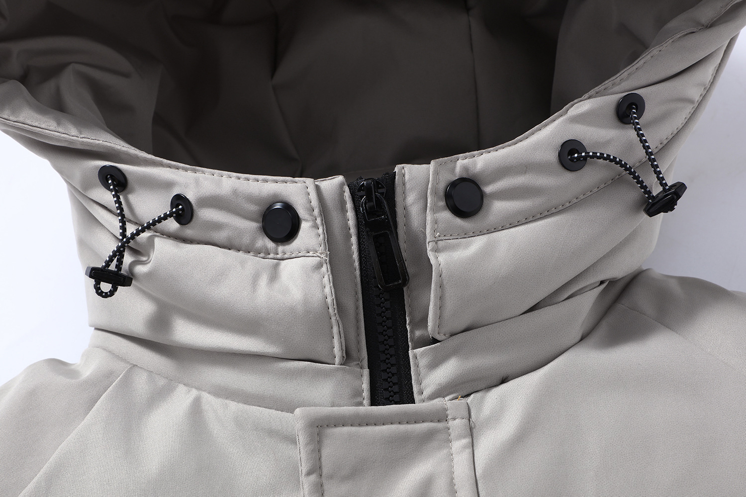 Men's thick loose trendy hooded mid to long style, 2023 autumn and winter new jacket, cotton jacket_voghion.com