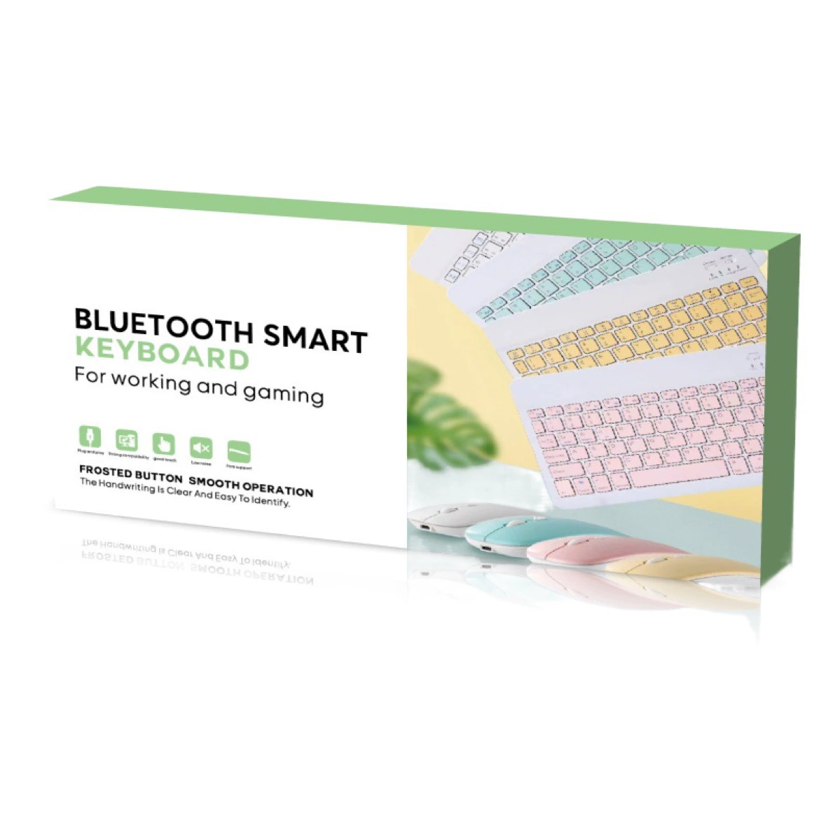 2,4G беспроводная Bluetooth-клавиатура с двухрежимной зарядкой и мышь может поддерживать точечную фотоэлектрическую универсальную нейтральную клавиатуру.