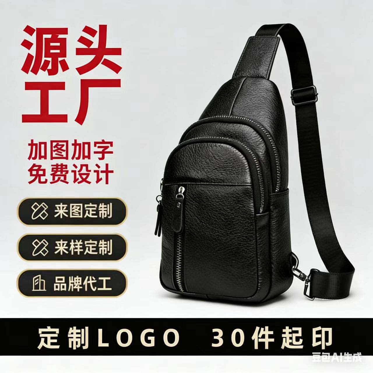 Bolsos de los nuevos hombres ocasionales de cuero genuino bolsa de pecho Bolsa De primera capa de piel de vaca fuente de venta al por mayor bolsa de mensajero de los hombres bolso de hombro Retro