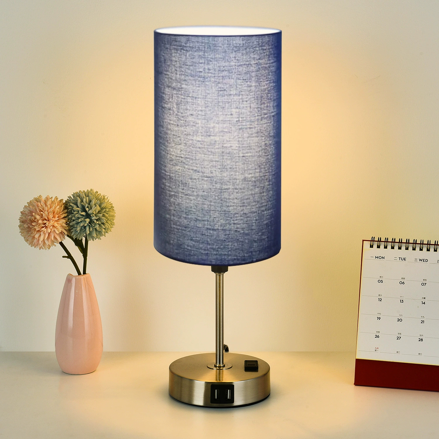 Touch table lamp, room lantern for hotel for bed, Amazon