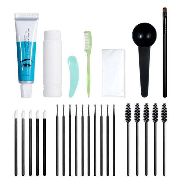 Cross-border lakerain eyebrow tinting kit DIY eyebrow tinting brown black 3D eyebrows eyebrow tinting kit
