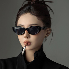 Xiaohongshu レトロキャットアイサングラス女性のための gm2025 新しいハイエンド偏光抗 UV 痩身サングラス