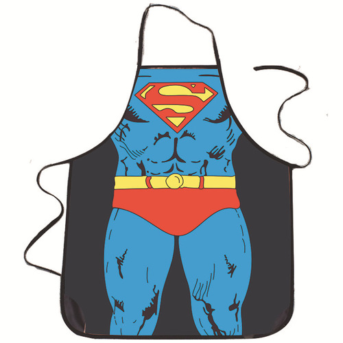 Whimsical Personality Creative Apron Muscle Man Bikini Series Cartoon Couple Apron Manufacturer Wholesale Korean Style Apron