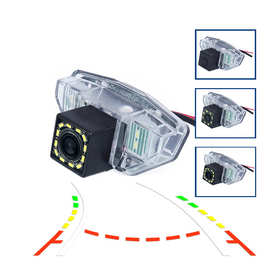适用于新飞度两厢本田CRV奥德赛动态轨迹车载摄像头倒车后视 高清