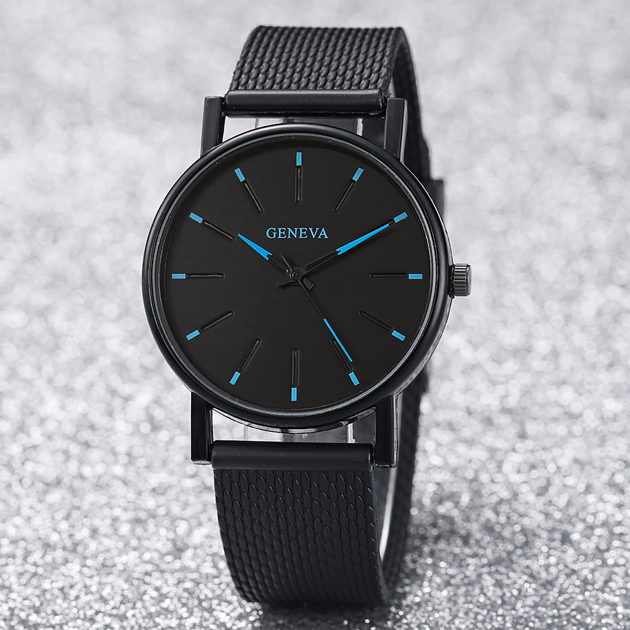 Foreign trade best selling explosions fashion blue needle men's watch men's watch quartz watch net with manufacturers in stock a generation of hair