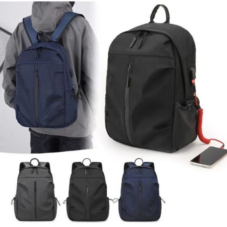 Large Capacity Business Laptop Backpack For Men Simple Commuting_voghion.com