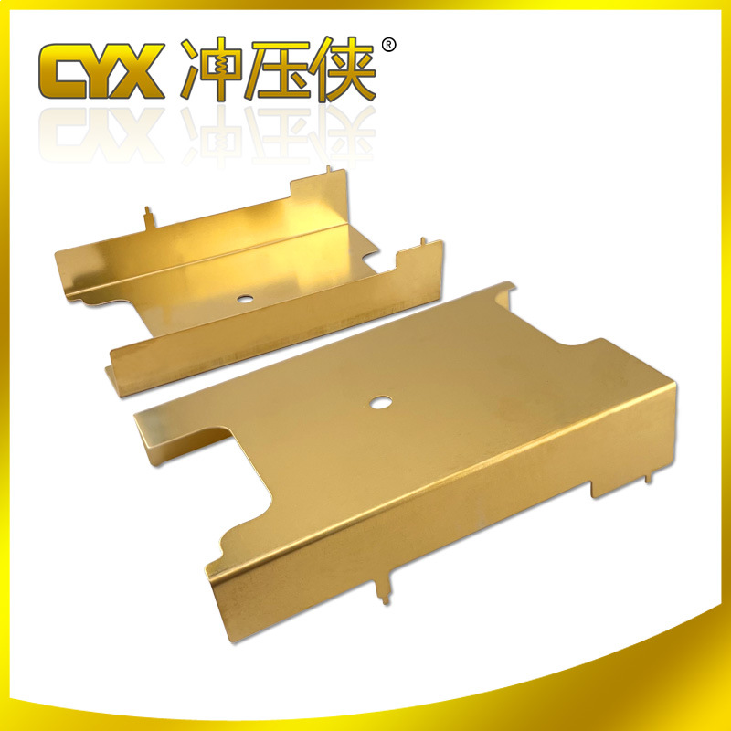 深圳福永五金厂家 黄铜散热片 101.5X62.5X21mm  0.5mm厚度