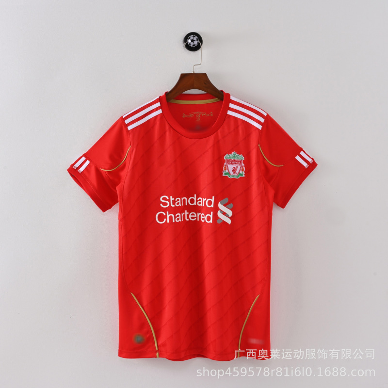复古利物浦球衣Liverpool球迷版主场杰拉德俱乐部足球服足球球衣|undefined