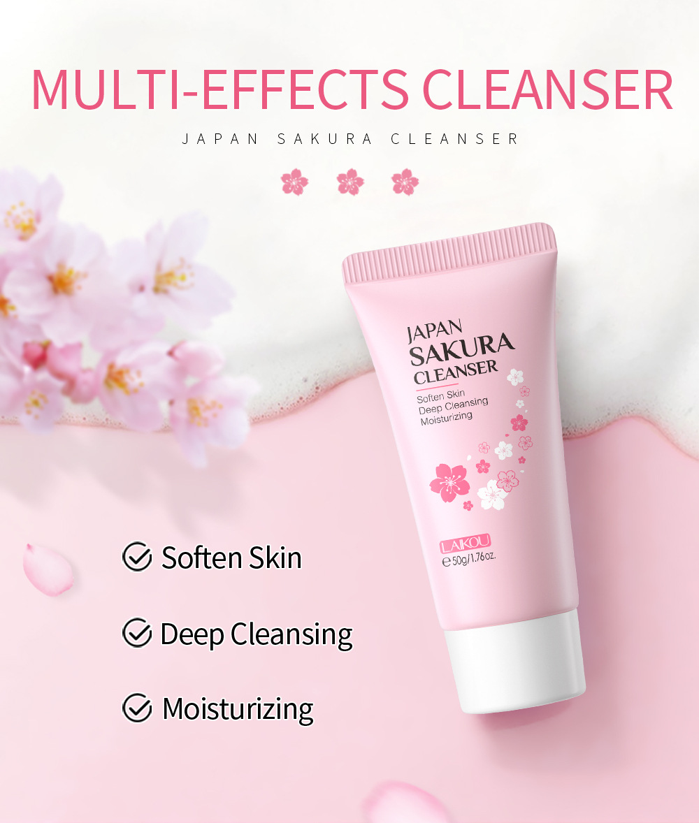 Sakura Facial Cleanser Image 5