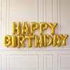 Small sketch birthday happy letters balloons English Happy Birthday color aluminum foil party aluminum membrane gas