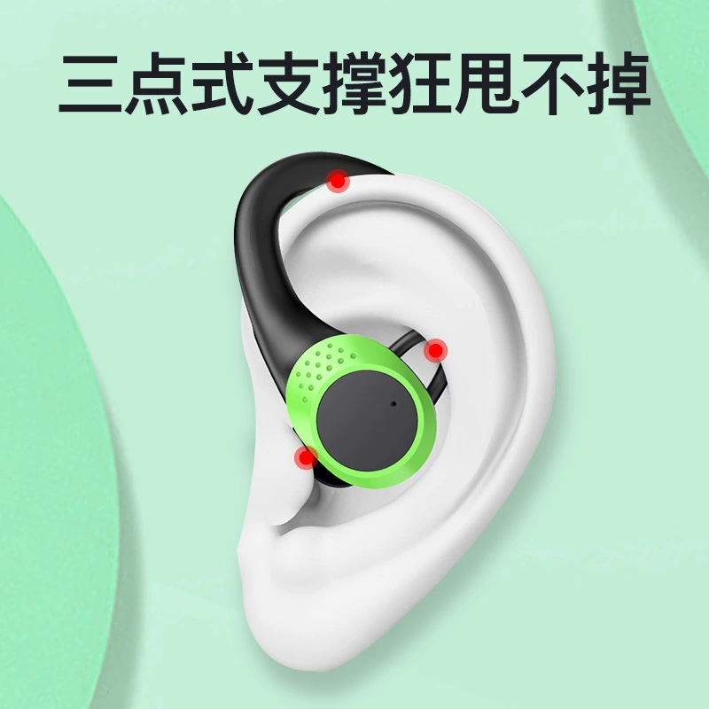 Беспроводные наушники Bluetooth с левым и правым звуком, гарнитура через шейный держатель, длинное закрытие, мобильные наушники с высоким и низким звучанием без боли в ушах