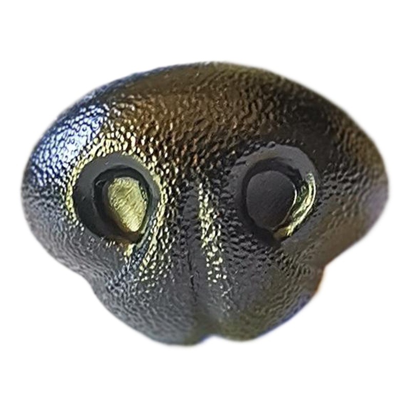 Juguete de peluche enchufe recto nariz de perro mango recto triángulo helado nariz teléfono móvil accesorios simulación peluche perro boca