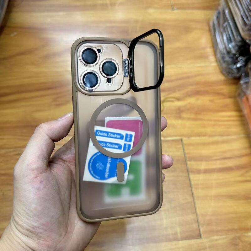 Apple 16 肌感触冷却携帯電話ケース磁気金属レンズホルダー iPhone 15 つや消し保護カバー 14 に適しています。|undefined
