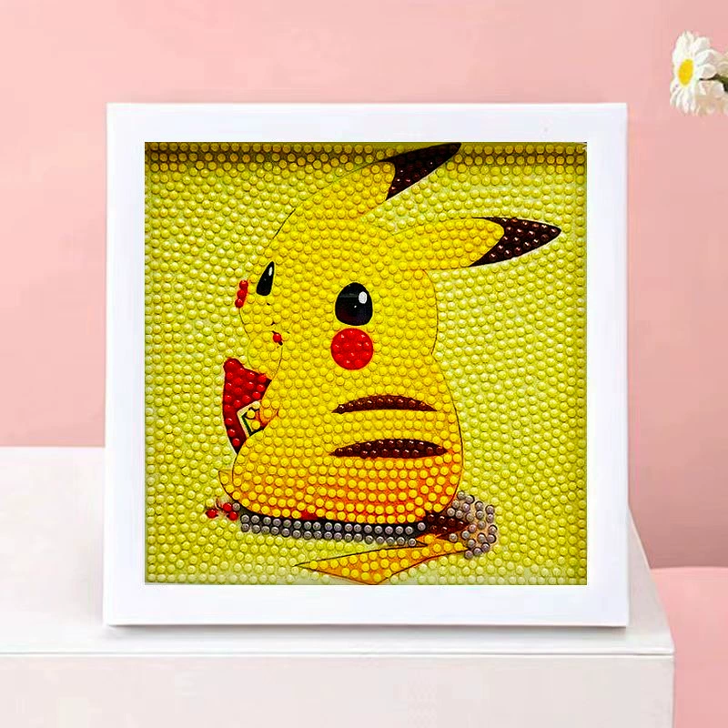 DIY-набор для алмазной мозаики 17×17 см, пластиковая рама, дизайн щенок, полный набор инструментов для кладки
