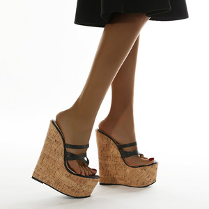 16 cm wedge heel sandals