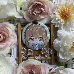 Codename Kite Laser Badge Sun Ce Liu Bian Fu Rong Yang Xiu Yuan Ji Ma Kou Tie Ba Ji Breastpin Shattered Glass Pin