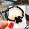 Hair rope, hair accessory, Korean style, four-leaf clover, simple and elegant design