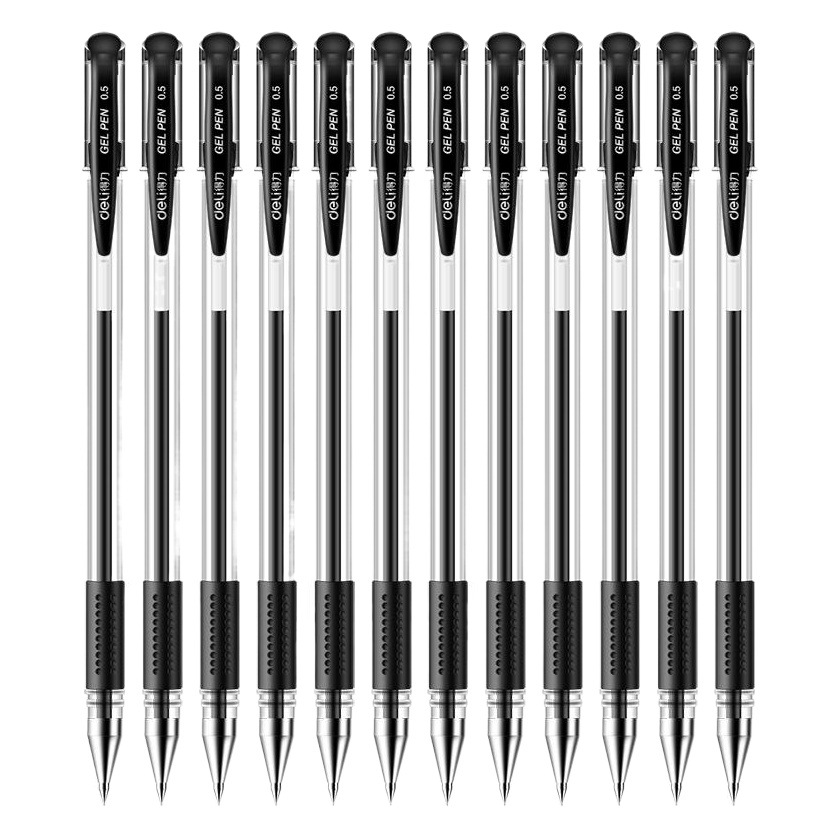 Deli 6600/6600ES gel pluma 0,5mm bala gel pluma estudiante Oficina pluma publicidad firma pluma
