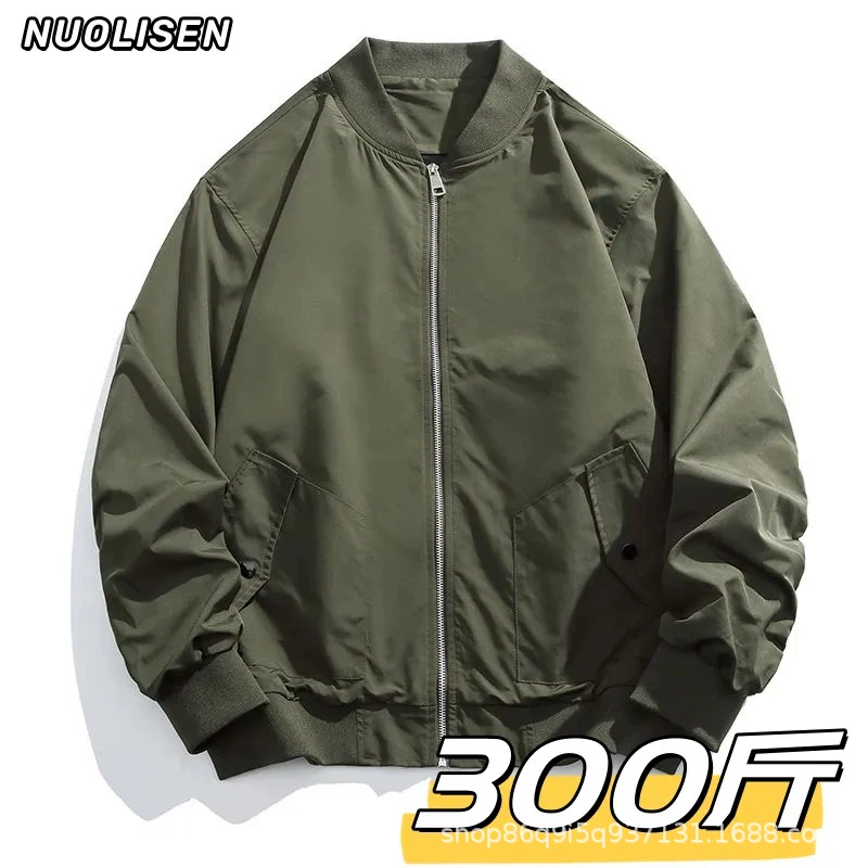 Толстый mm300 фунтов США минималистский приличный бренд летный костюм куртка мужской весенний и осенний свободный пиджак красивый бейсбольный костюм женский