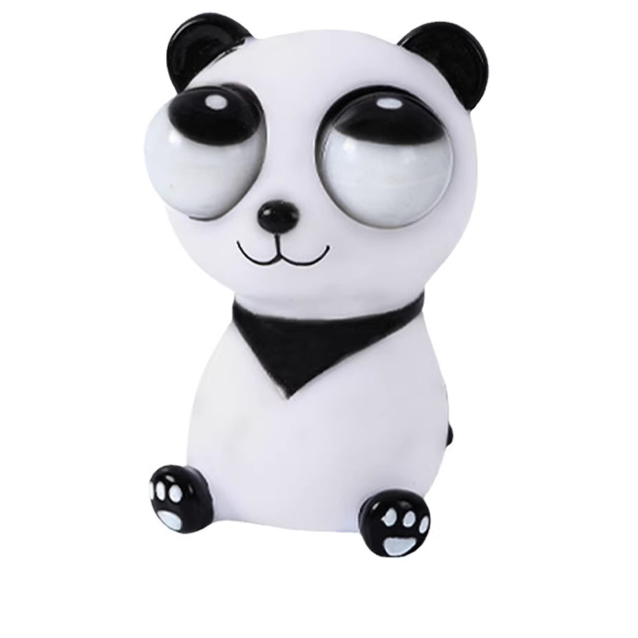 En stock lindo mirando Panda descompresión artefacto divertido mano pellizco descompresión ventilación muñeca creativa juguete de dibujos animados lindo