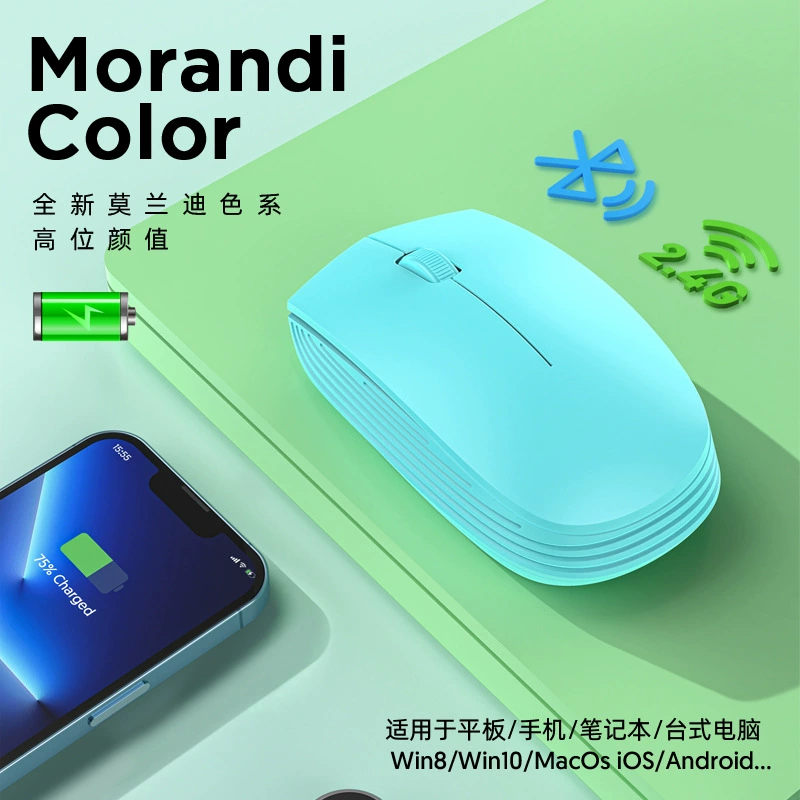 (Cross-border trading), small portable wireless mouse, business version, color