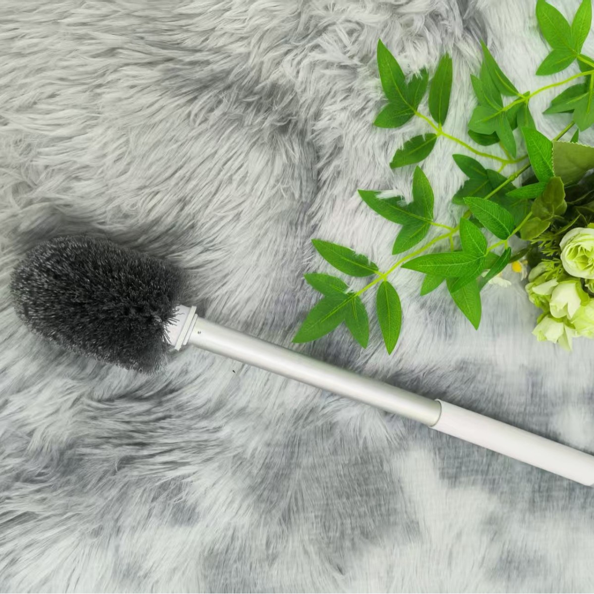 In-Stock Toilet Brush for Home Bathroom Use, No Dead Angle Toilet Cleaning Brush with Base, Long Handle Bathroom Cleaning Brush Set