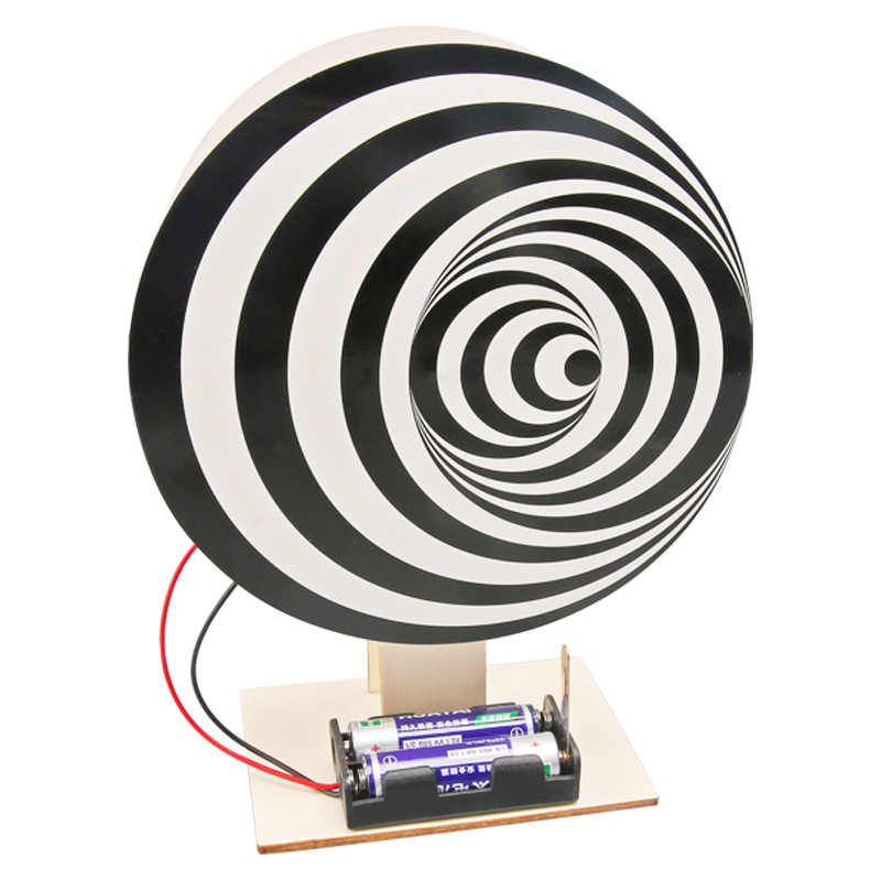 3D dislocación visual ilusión Duchamp tocadiscos vapor estudiante ciencia experimento de enseñanza juguetes para niños Tecnología pequeña producción
