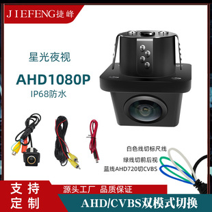 Ahd Square Small Straw Hat Car Reversing Camera Car Rearview Camera Front View Rear View Side View Universal