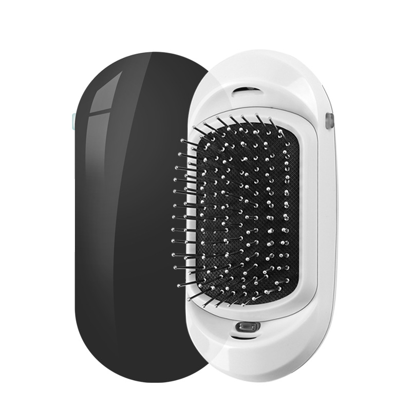 Transfronteriza de segunda generación de iones negativos pelo recto masaje peine plancha de pelo recto peluquería batería seca