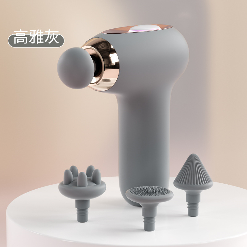 フィットネスや筋膜の筋弛緩用のミニ筋膜ガン、ポータブル高周波振動マッサージミニ筋膜ガン|undefined