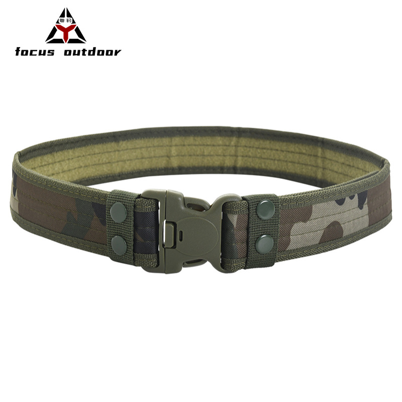 Deportes al aire libre suministros fijo vinculante cinturón de material EVA ventiladores militares camuflaje táctico cintura sello cinturón exterior