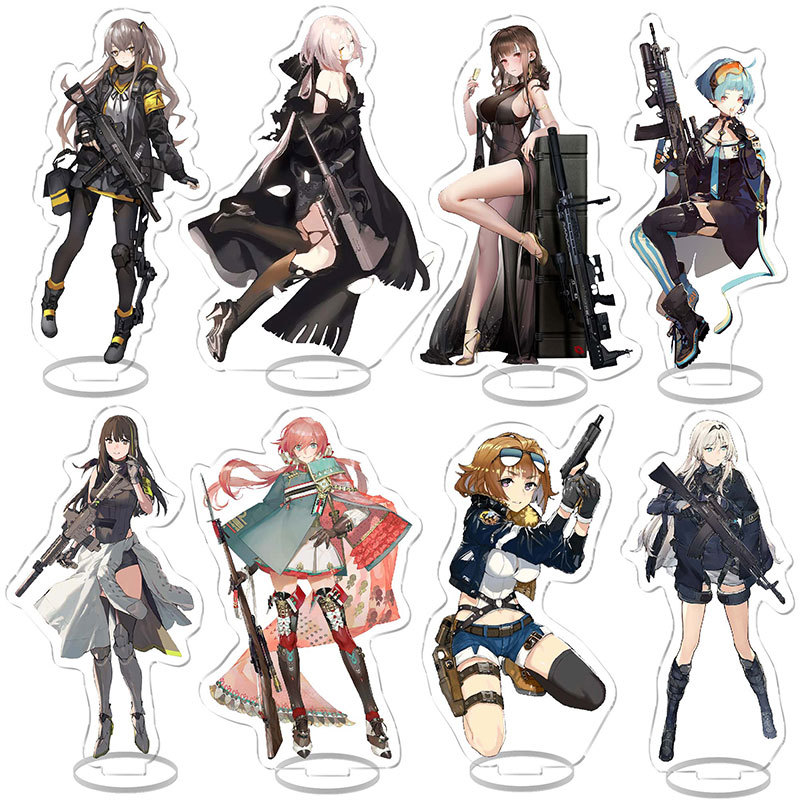 少女前線 遊戲周邊 M4A1 M16A1 納甘左輪創意校園桌面擺件禮品