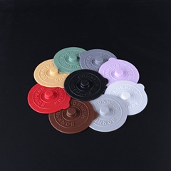 アルファベット一体蓋シリコンカップカバー創意簡易色防塵カップカップ蓋マグカップセラミックカップ