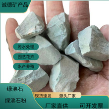 绿沸石 厂家供应污水处理2-3cm绿沸石颗粒 水产湿地养殖绿沸石粉