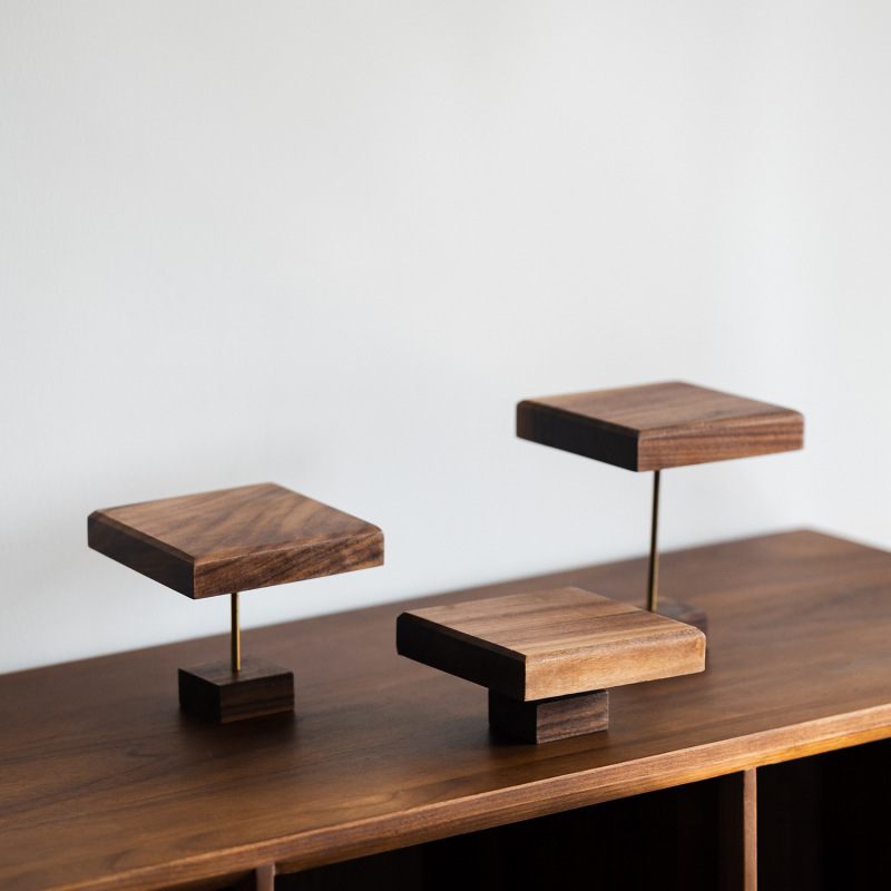 胡桃木レトロジュエリー手串展示棚アクセサリーブレスレット収納陳列ジュエリー置物写真撮影|undefined